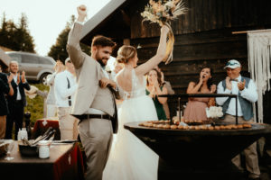 Mariage à whitepod été