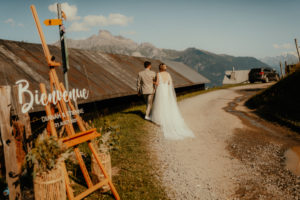Mariage à whitepod été