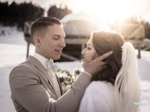 Mariage Whitepod hiver