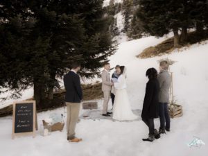 Mariage Whitepod hiver