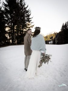 Mariage Whitepod hiver