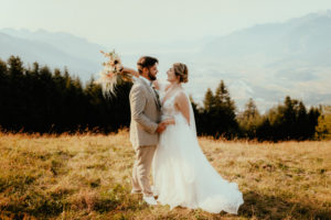 Mariage à whitepod été