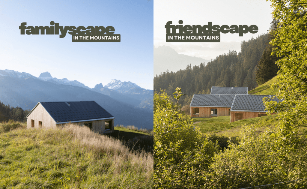 Chalet whitepod en été